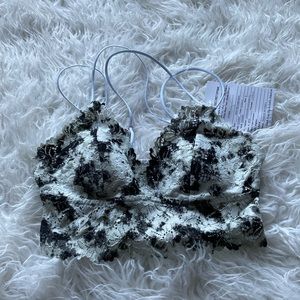 🆕PINK TIE-DYE‎ CROCHET BRALETTE